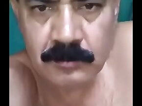 Desi hairy uncle masturbating