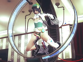 Genshin Impact Yaoi Venti in lovemaking machine and Fucked Sissy crossdress Japanese Asian Manga Anime Game Porn Gay