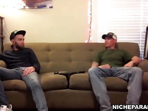 NICHE PARADE - Hidden Cam Footage Be fitting of Two Straight Guys Off In My Hostel