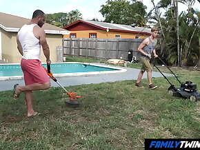 FamilyTwink - Step Daddy Needs Help in the Yard