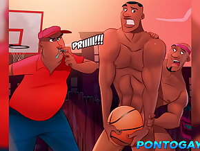 Astros do Basquete - Orgia no vestiário depois do treino