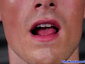 Inviting stud tugging in transmitted to locker room